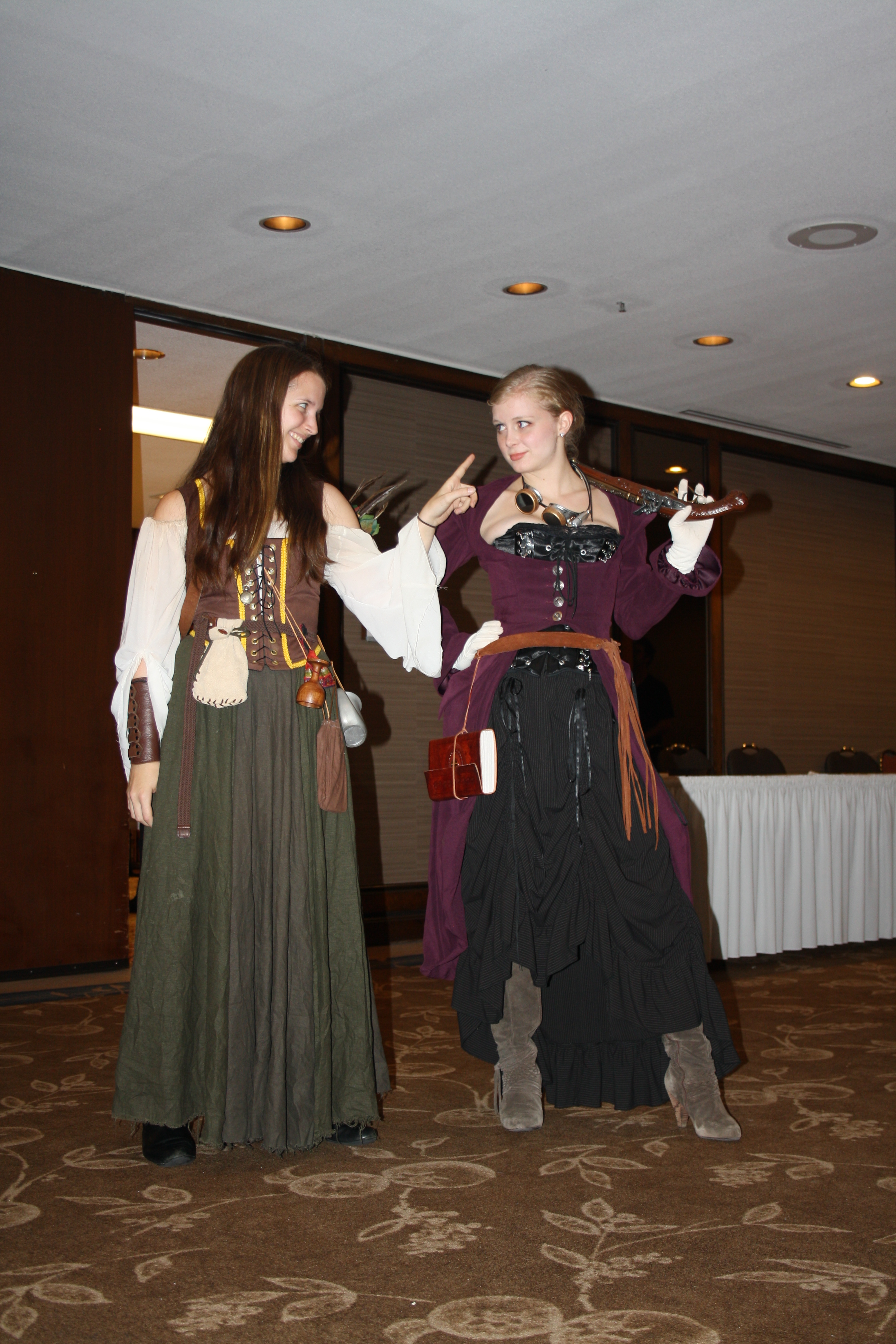 Hanna and Melissa can really entertain, We have to go to the B.C. Renaissance Festival in Langley next year!